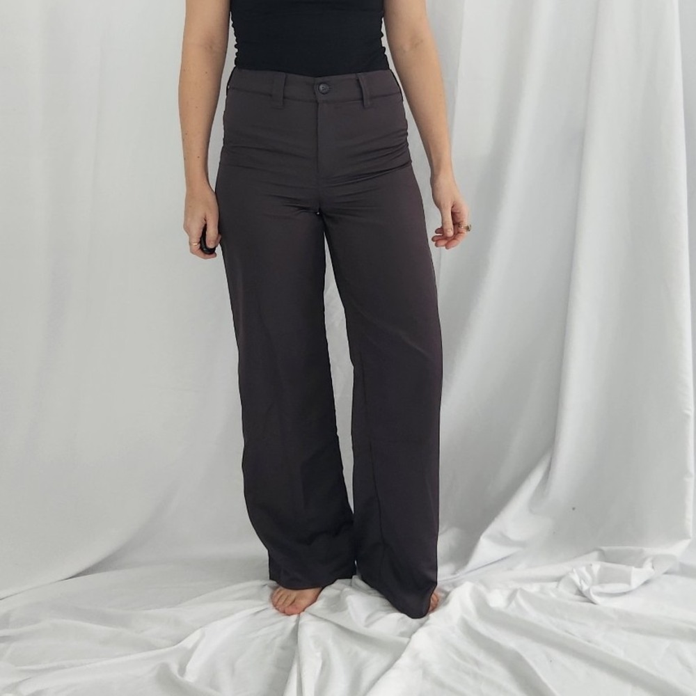 Hand Made Gray Wide Leg Trousers